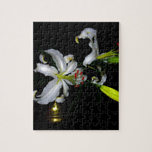 Puzzle Design irlandais en laiton et en fleur (Vertical)
