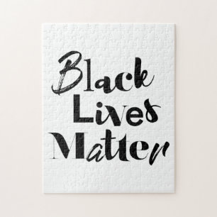 Puzzle Design moderne, audacieux, différent Black Lives M
