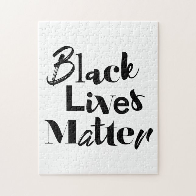 Puzzle Design moderne, audacieux, différent Black Lives M (Vertical)
