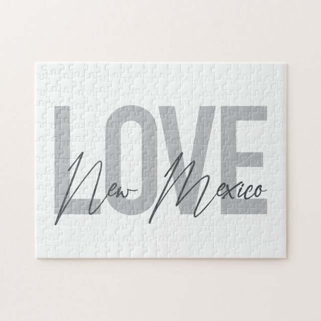 Puzzle Design moderne, simple, chic, cool Love Nouveau Me (Horizontal)