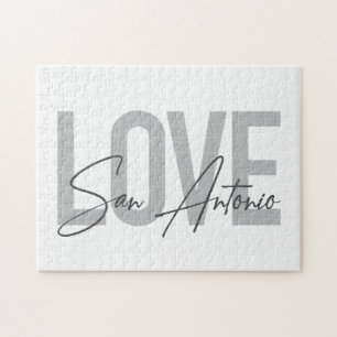 Puzzle Design moderne, simple, chic, cool Love San Antoni