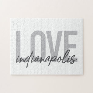 Puzzle Design moderne, simple et cool de Love Indianapoli