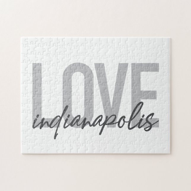 Puzzle Design moderne, simple et cool de Love Indianapoli (Horizontal)