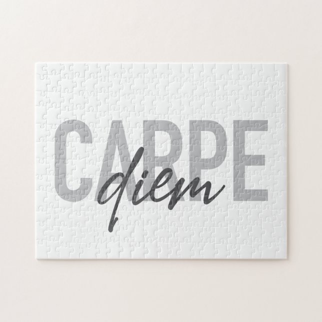 Puzzle Design moderne, simple, urbain, cool Carpe Diem (Horizontal)