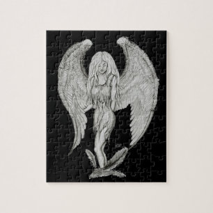 Puzzle Design noir et blanc Angel