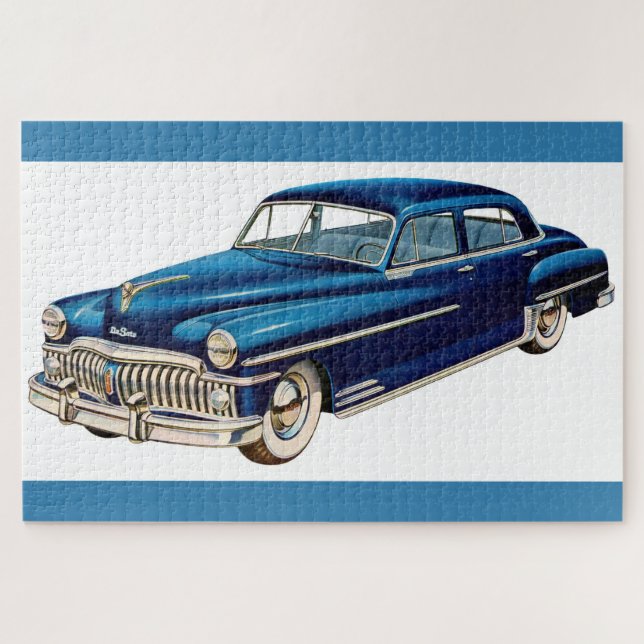 Puzzle DeSoto bleu 1950 (Horizontal)