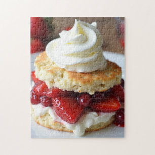 Puzzle Dessert Gâteau à la fraise