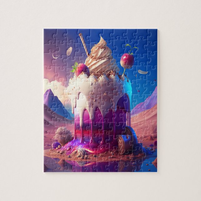 Puzzle DESSERT x DESERT - Delicious Cake Imaginaire Art (Vertical)