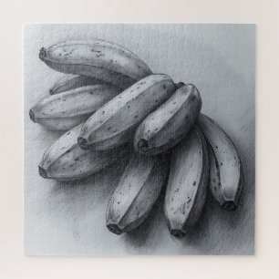 Puzzle Dessin au crayon de banane à couper le souffle