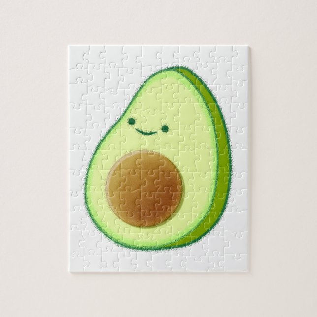 Puzzle Dessin Avocado mignon (Vertical)