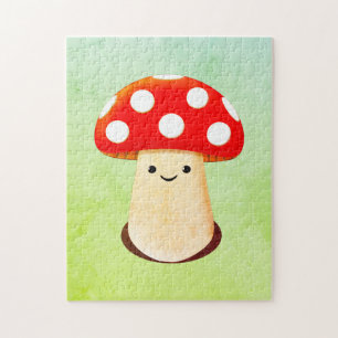 Puzzle Dessin de champignons mignons