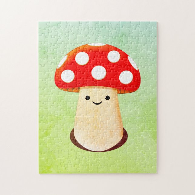 Puzzle Dessin de champignons mignons (Vertical)