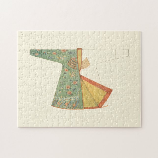 Puzzle Dessin de Kimono semi-fini (Horizontal)