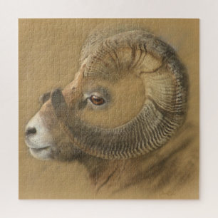 Puzzle Dessin de la Marque du mouton de Bighorn