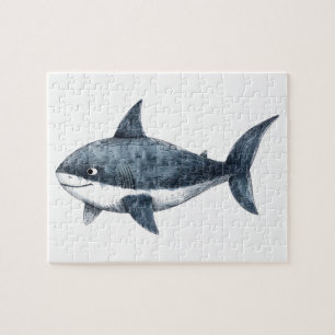 Puzzle Dessin de requin Petit