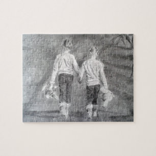 Puzzle Dessin des soeurs