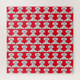 Puzzle Dessin simple de contour de chien en peluche dalma