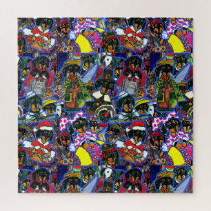 Puzzle Dessins animés de teckel