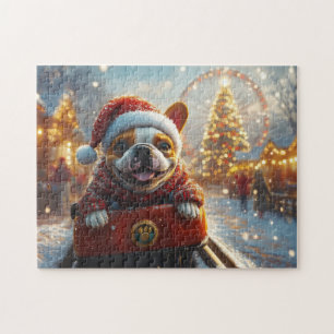 Puzzle Dessous de verre à rouleaux pour chien Bull Terrie