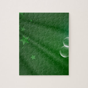 Puzzle Destin d'amour de paix d'art de motif de vert de l