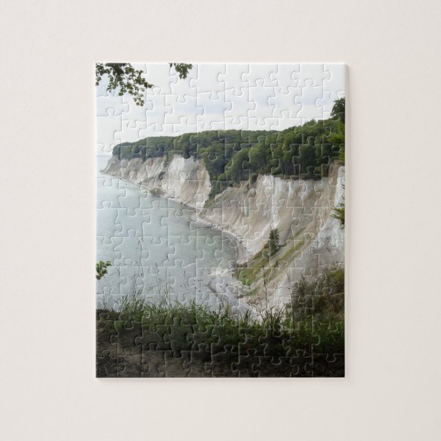 Puzzle Destin d'amour de paix de falaises de nature d'arb (Vertical)