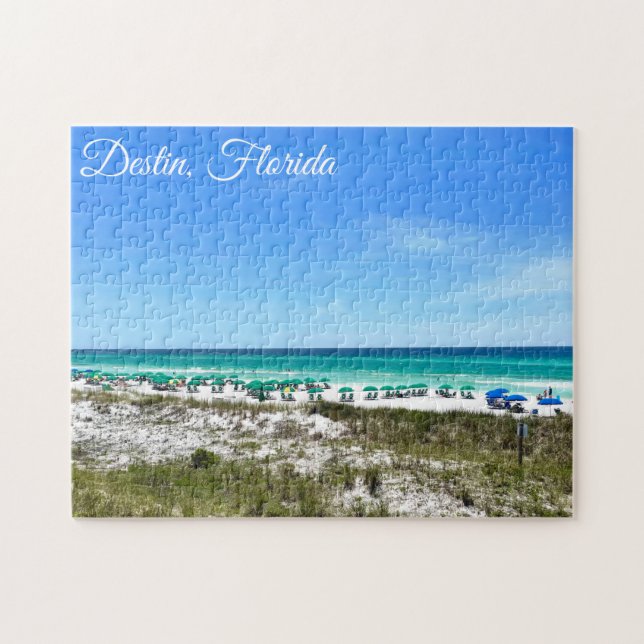 Puzzle Destin Florida Coast Parapluies Plage Plutôt perso (Horizontal)