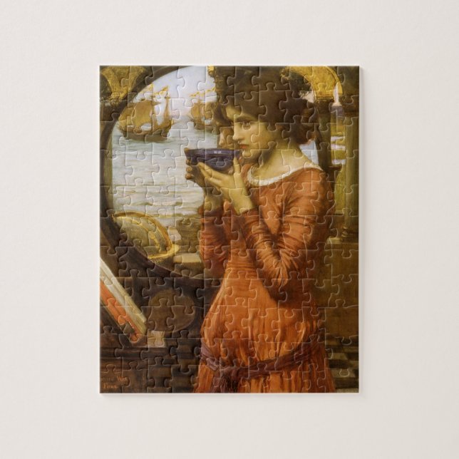 Puzzle Destiny par John William Waterhouse (Vertical)