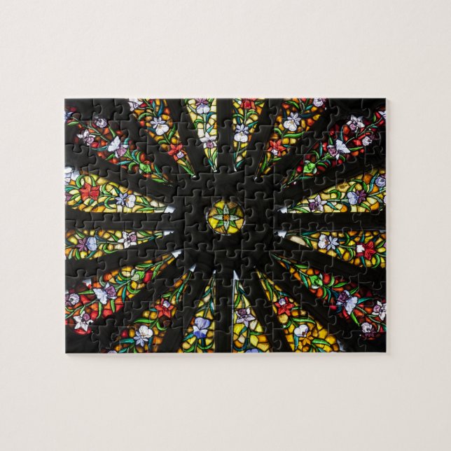 Puzzle Détail de vitrail (Horizontal)