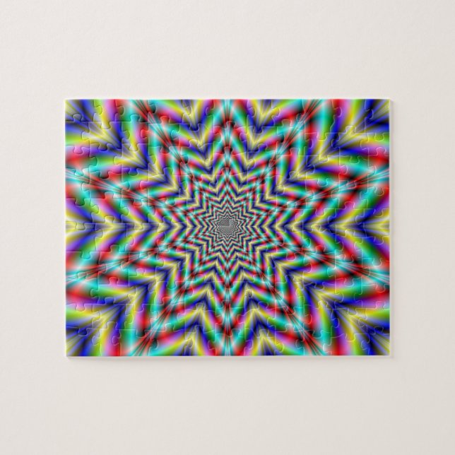 Puzzle d'étoiles à défis optiques (Horizontal)