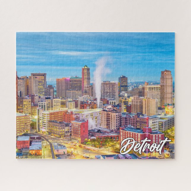 Puzzle Detroit, Michigan, États-Unis (Horizontal)