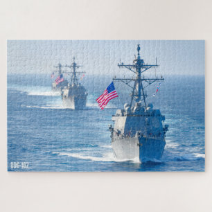 Puzzle DÉTROYEUR DE MISSILES GUIDÉS - DDG-102 (20 x 30 PO