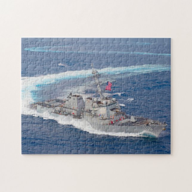 Puzzle DÉTROYEUR DE MISSILES GUIDÉS - DDG-110 (11x14 POUC (Horizontal)