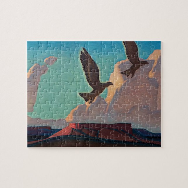 Puzzle Deux aigles par Maynard Dixon (Horizontal)