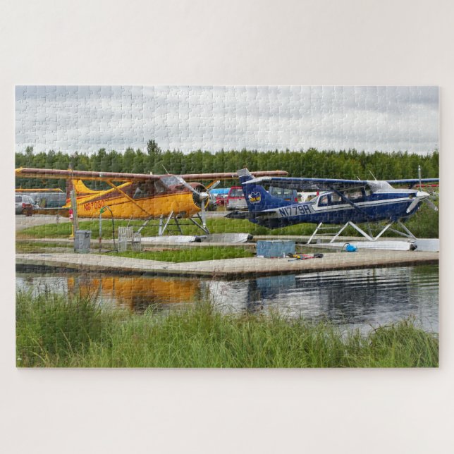 Puzzle Deux avions à flotteurs, Lake Hood, Alaska (Horizontal)