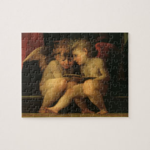 Puzzle Deux Cherubs Lecture par Rosso Fiorentino, Angels