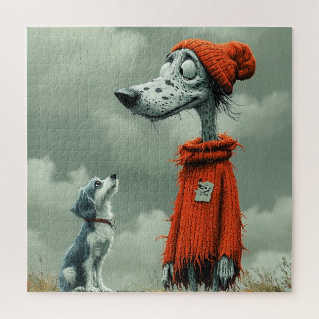 Puzzle Deux chiens (Vertical)