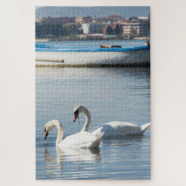 Puzzle Deux cygnes (Vertical)