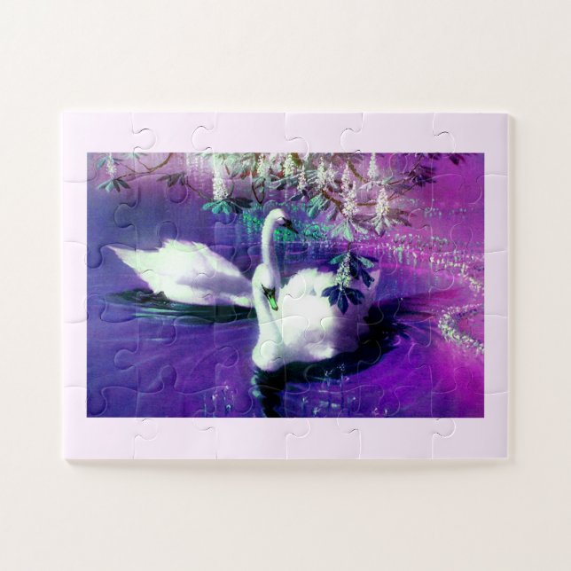 Puzzle Deux cygnes (Horizontal)