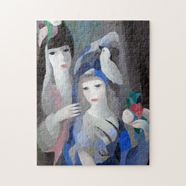 Puzzle Deux dame et une colombe, Marie Laurencin (Vertical)