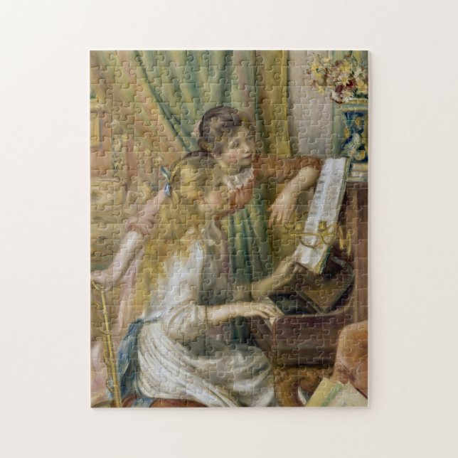 Puzzle Deux filles au piano de Renoir (Vertical)