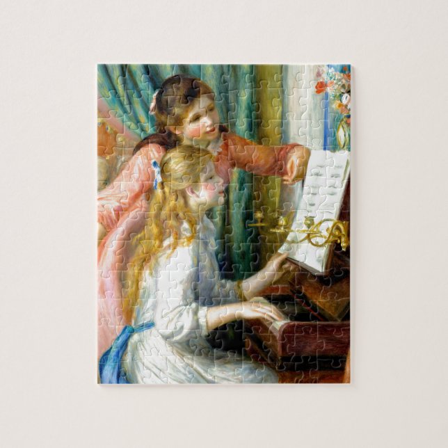 Puzzle Deux filles au piano - Pierre Auguste Renoir (Vertical)