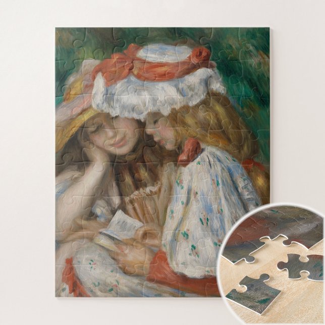 Puzzle Deux Filles Lecture, Auguste Renoir Art (Créateur téléchargé)