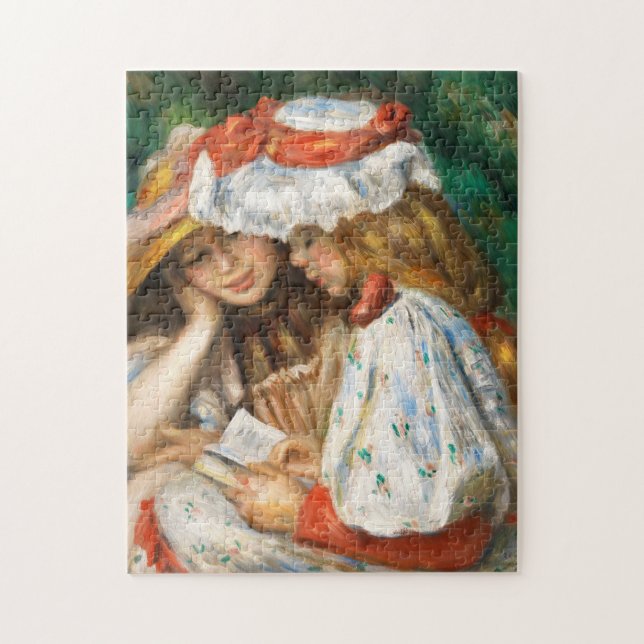 Puzzle Deux Filles Lues Par Pierre Auguste Renoir (Vertical)