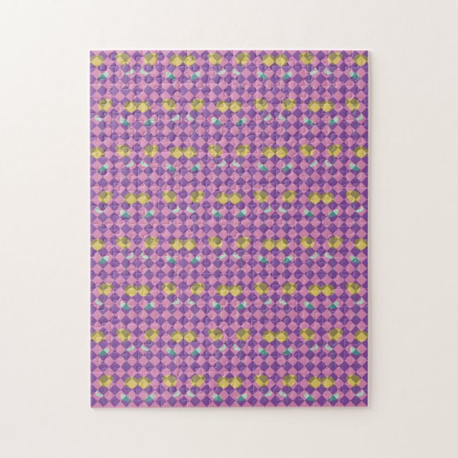 Puzzle Deux fleurs diamants (Vertical)