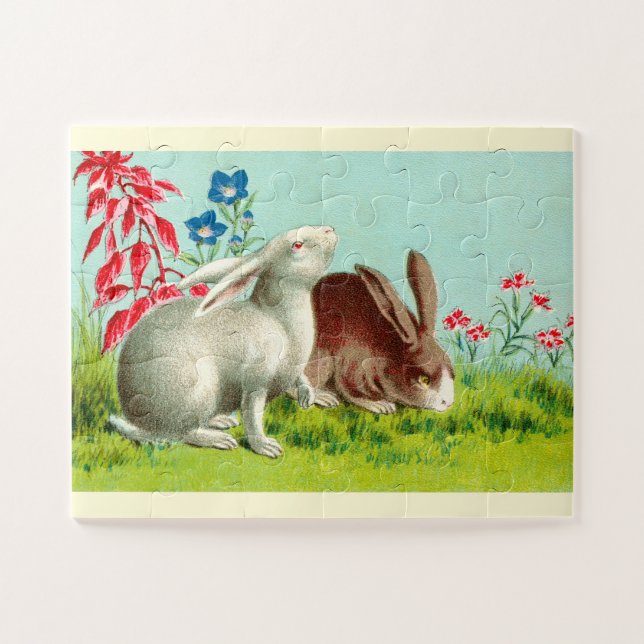 Puzzle Deux lapins (Horizontal)