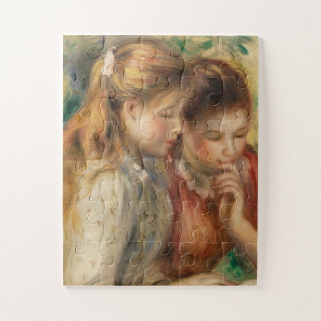 Puzzle Deux Lectures - Renoir Impressionniste Peinture (Vertical)