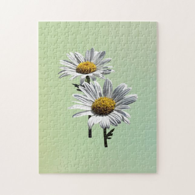 Puzzle Deux marguerites sous le soleil (Vertical)