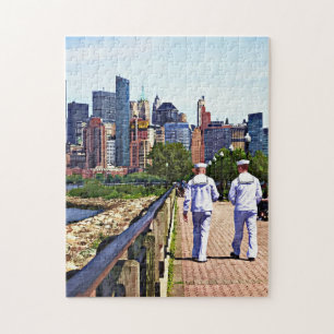 Puzzle Deux marins dans le Liberty State Park