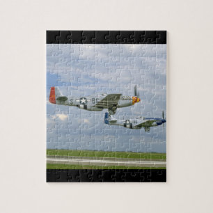 Puzzle Deux mustangs P51 pilotant par. des avions de