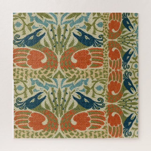 Puzzle Deux oiseaux William Morris (Vertical)